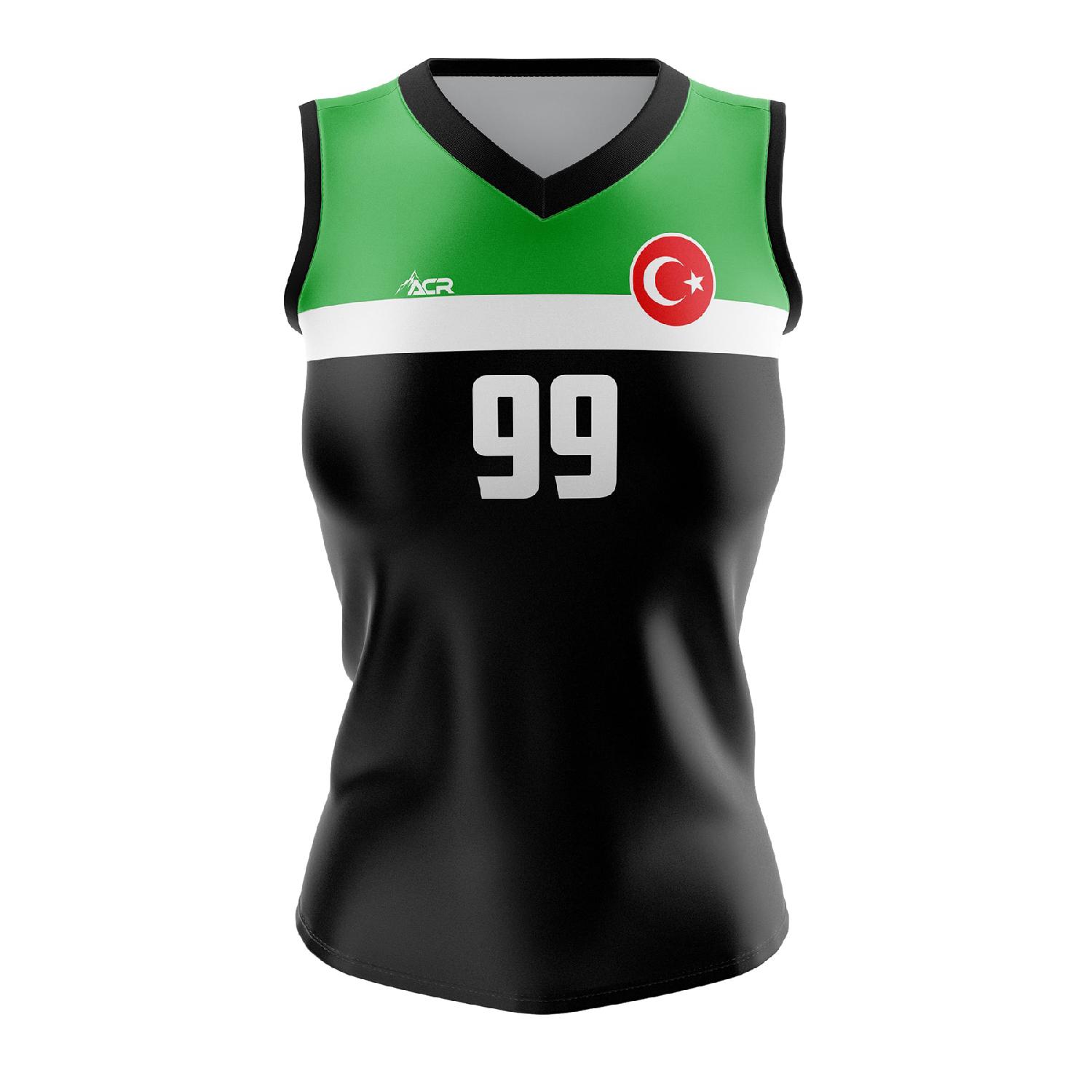 

Волейбольная майка с цифровой печатью, индивидуальный дизайн, одинарный топ - M718