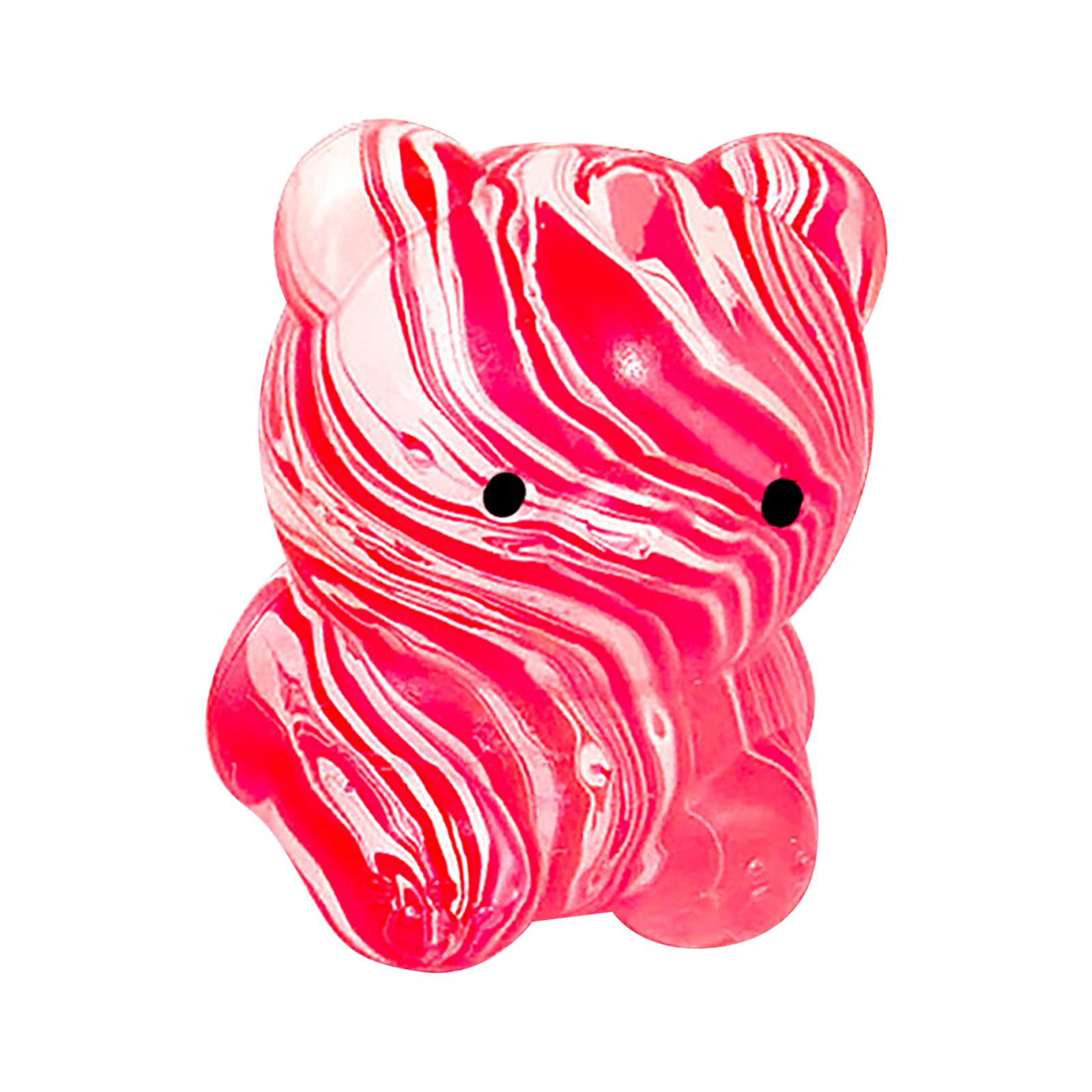 

7 5cm Maltose Ripple Bear Squishy Toy Soft Squeeze Stress Relief Slow Rising PU Foam Collectible Figure One Size