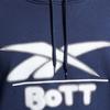 Reebok X Bott American Retro Sports Color Block Logo Hoodie Unisex Hoodies Navy-Blue HS3332