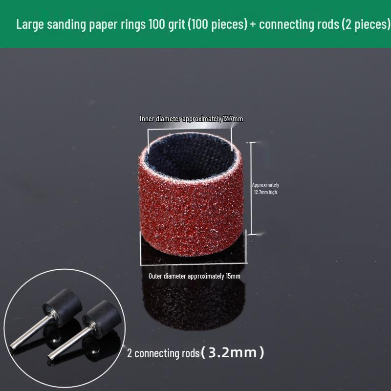 Electric Grinder Sanding Ring & Polishing Tool for Metal, Wood, and Rust Removal