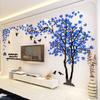 3D Acrylic Tree Wall Stickers Self-Adhesive Home Background Wall Wall Decal Wall Stickers Home Decoration, Bedroom Wallpaper