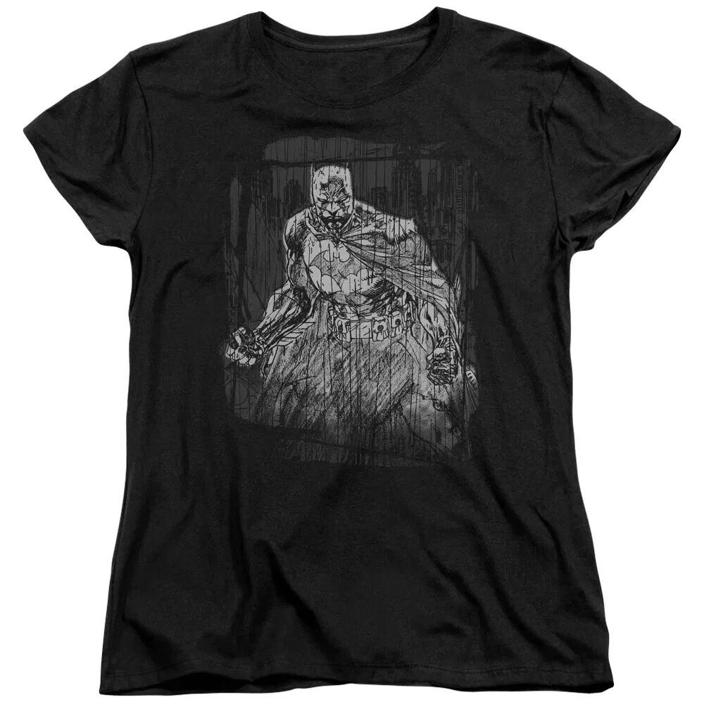 

Batman Pencilled Rain Women s T-Shirt S