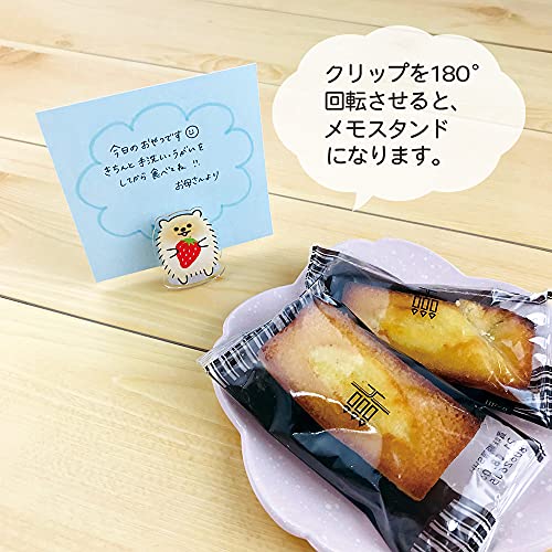 Pine Book 2-Way Clear Clip - Calico Cat & Tabby Cat 2 (3.5 x 3 x 2 cm) FC00079