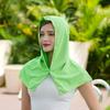Atmungsaktiver U-förmiger Hoodie Strand UPF50+ Strandtuch Sonnenschutz Bandana zum Radfahren Fahren