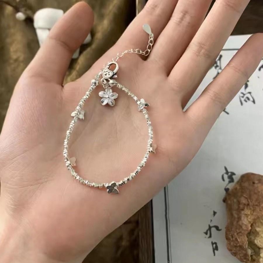 Star Silver Trendy Fragment Bracelet Elegant Beaded Design Perfect For Gift