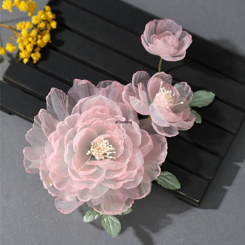 Women's Hanfu Headdress Hair Clip – Ancient Style Floral Accessory for Classical Dance