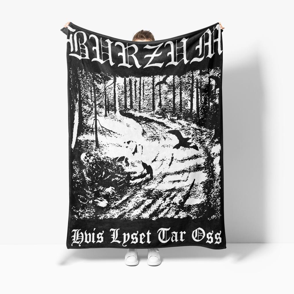 Black Metal Band Rock Music Prints Blanket, Can Be Used As Bed Sheet Cover Blanket, Nap Blanket, Pet Blanket