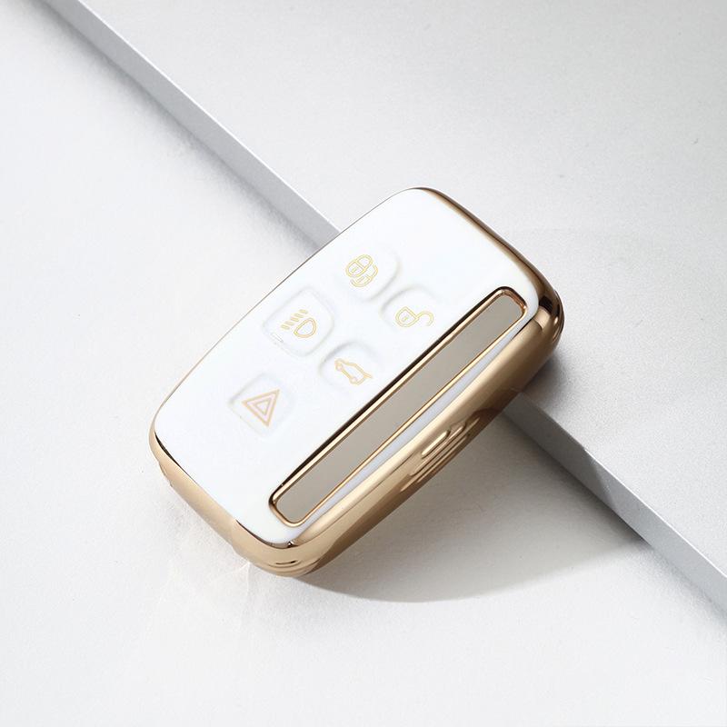 

Чехол для автомобильного пульта дистанционного управления TPU для Land Rover Range Rover Discovery Evoque Sport Velar для Jaguar XE E-Pace Аксессуары белый