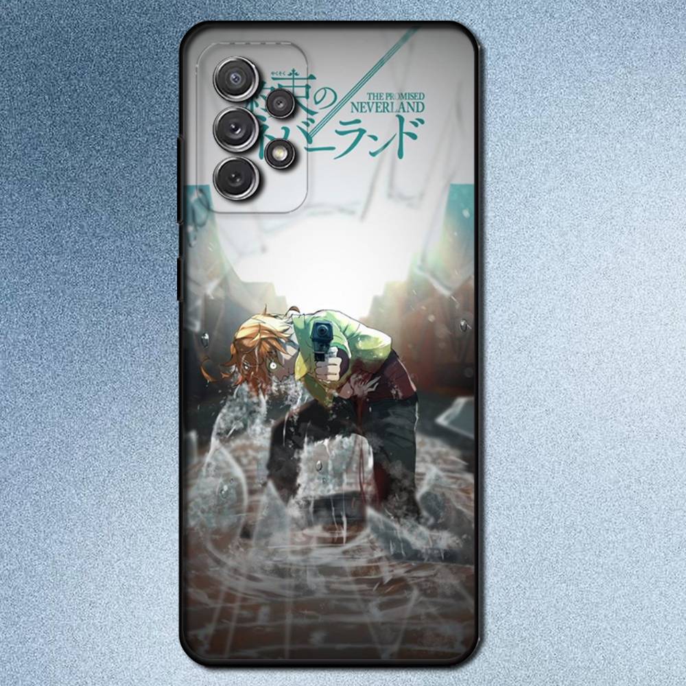 The P-Promised N-Neverland Phone Case For Samsung S25,S24,S21,S22,S23,S30,Ultra,S20,Plus,Fe,Lite,Note,10,9,5G Black Cover
