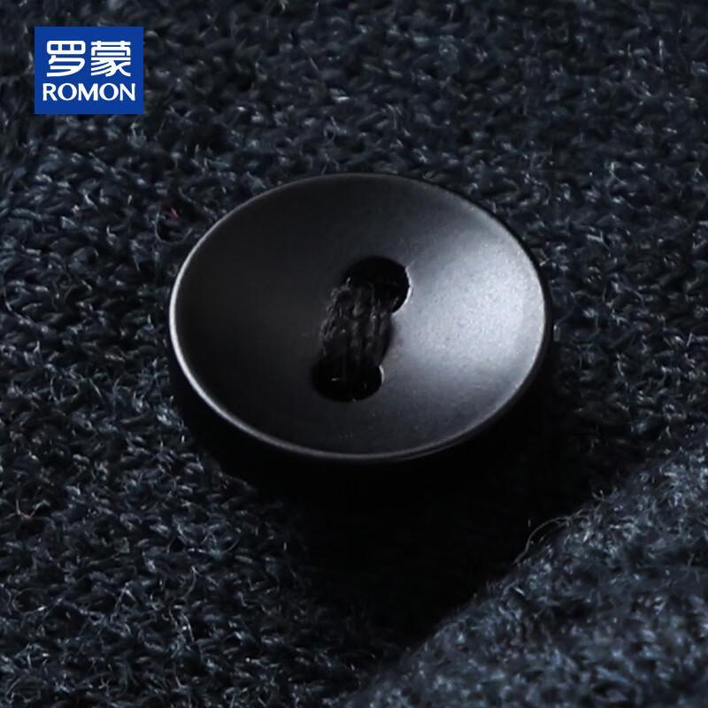 ROMON Men's 100% Pure Wool Polo Sweater