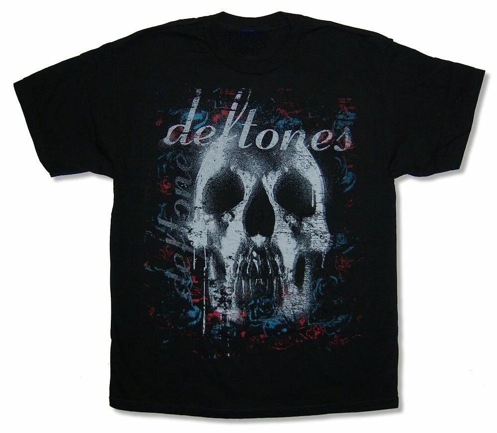 Deftones Cotton Singer Band T-shirt Men Women Hip Hop Rock T Shirt Tops Streetwear Vintage Unisex Oversized Tee Clothing
