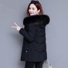 Winter Jacket Women's Parkas Long Coat Fur Collar Hooded Jackets Overcoat Thick Warm Cotton Padded Coat Puffer Parka