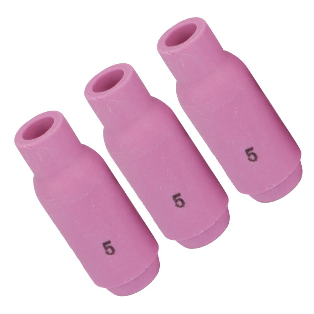10pcs Ceramic Nozzle Cups 10N50-10N46 #4-#8 for WP-17Celsius18Celsius26 TIG Welding Torch(10N50 6.5mm)
