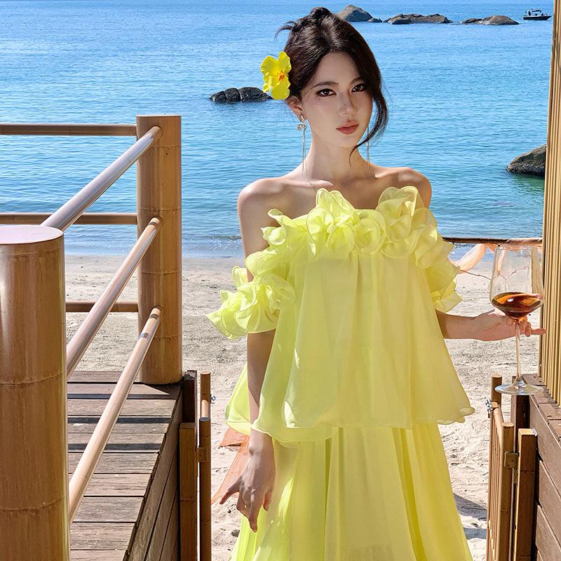 French High-end Romantic Elegant Niche Engagement Wedding Light Wedding Dress Morning Robe Toast Dress Birthday Party Hosting Dress