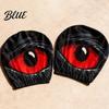 Skin-friendly Car Accessory 2 Pcs Red Demon Eye Headrest Covers Universal Washable Cover Pillow Cases Breathable Decor for Vehicle Interior