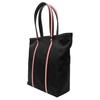Bally Plain Minimalist Zipper Closure Fabric And Leather Shoulder Tote Bag Large Men Bags Black 6307008