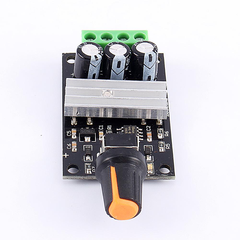 DC6 28V 3A Variable Motor Speed PWM Adjustable Regulator Controller Switch+Knob