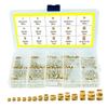300Pcs 2/2.5/3/4/5/6mm Metric Threaded Inserts Knurled Nuts Inserts for 3D Printing Injections Molding Press Thread Nuts