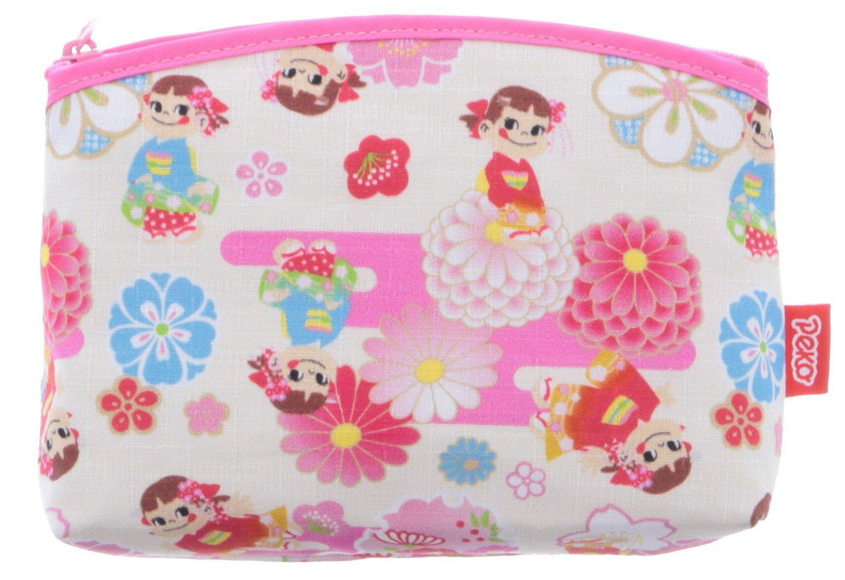 

Maeda Senko x Kyoto Bottom Seam Pouch Cream Peko-chan кремовый