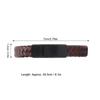   Leather Bracelet Wrist Band Vintage Simple   Magnetic Buckle Hand Decoration 20.5cm