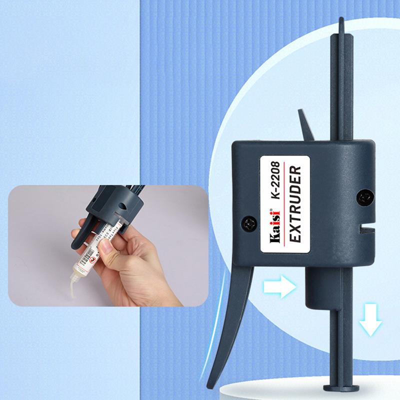 K-2208 Univerzální vytlačovač pájecí pasty Booster Manuální vytlačovač Šetřící práci Lepicí pistole Pájecí olejový tavidlo pro telefony Nástroj pro nanášení pasty