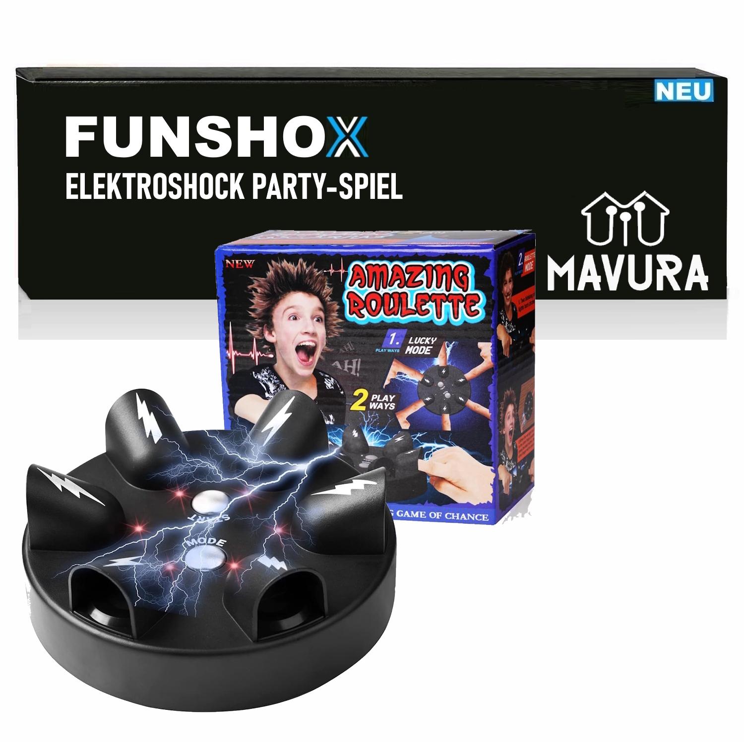 

FUNSHOX Electric Shock Lie Detector Finger Games or Lie Party Games