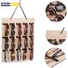 1Pc 15 Grids Glasses Organizer Storage Wall Hanging Bag Multifunctional Sunglasses Eyeglass Container Bag Foldable