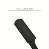 1pc Stainless Steel Men's Manual Thumb Shaving Razor With Razor Stand New Model Shaver Kit With Double-Edged Folding Razor Blade For Shaving, Trimming