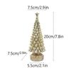 Harz Weihnachtsbaum Figur Kleine Tischdeko Weihnachtsbaum mit Sternspitze für Zuhause Büro Innen Weihnachtsdeko