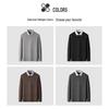 MONTAGUT Men's Faux Two-Piece Cashmere Blend Knit Sweater