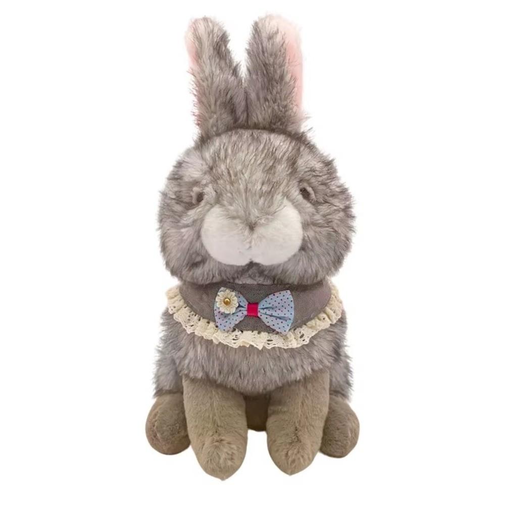 Soft Fluffy Bunny Stuffed Doll Lifelike Stuffed Bunny Doll Cute Rabbit Plush Toy Kid Gift