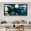 Bestselling Modern Wall Clock Mural: Douyin Kuaishou Style Decorative Piece for Living Room
