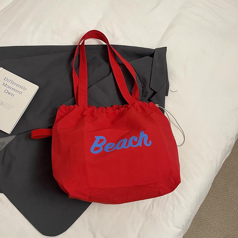 Nylon Bag Women's 2025 New Fashionable Large-capacity Shoulder Underarm Bag Versatile Student Tote Bag