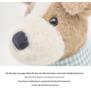 Wirehaired Fox Terrier Plush Toy - Cute Cartoon Dog Doll Companion