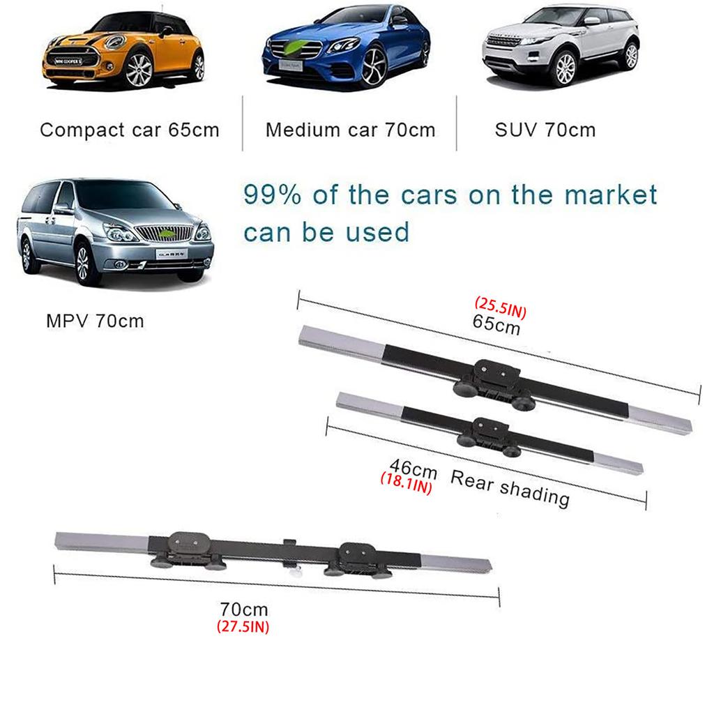 Retractable Car Windscreen Visor Shutter Type Window Sun Shades AntiUV SunShades