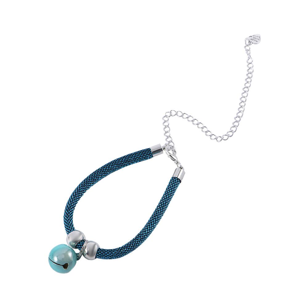 Fashion Pet Bell Collar Necklace Nylon Fabric Kitten Accessory Cats Collar With Extension Chain Cats Puppy Decoration Product