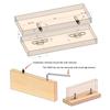 Pack of 20 Hide Mounting Connectors Accessory for Cabinets and Shelves Sturdy Stainless Steel Construction for Easy Use