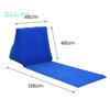 Outdoor Camping Pillow Triangular Cushion PVC Flocking Inflatable Pillow Portable Folding Summer Beach Lying Pillow Outdoor Travel Equipment