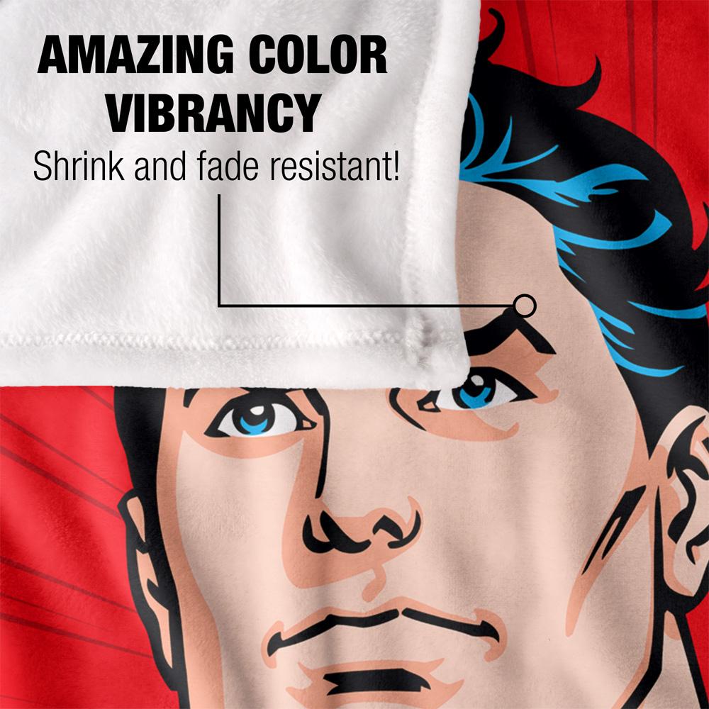 Superman Poses Blanket