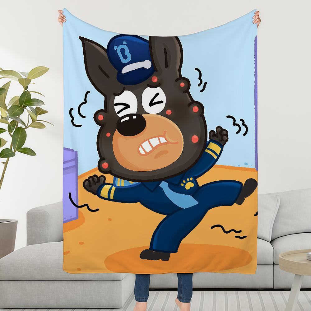 

S-Sheriff S-Safety Blanket Throw Super Cosy Plush Living Room L-LabradorS Sofa Couch Childish Birthday Gifts 75cmx90cm