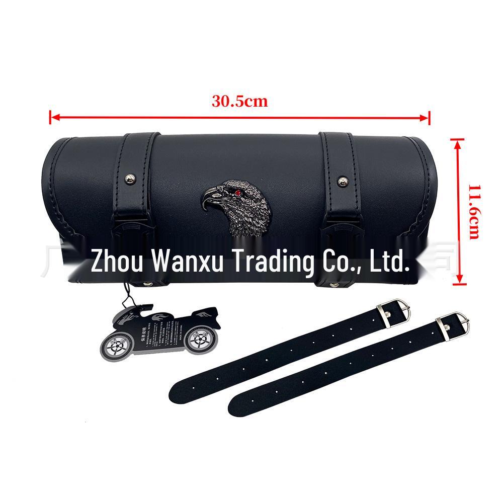 Retro Leather Saddlebags for Harley Cruiser Sportster Motorcycle