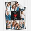 Spotify Code Music Code Diy Photo Flannel Blanket Couple Holiday Gift Blanket