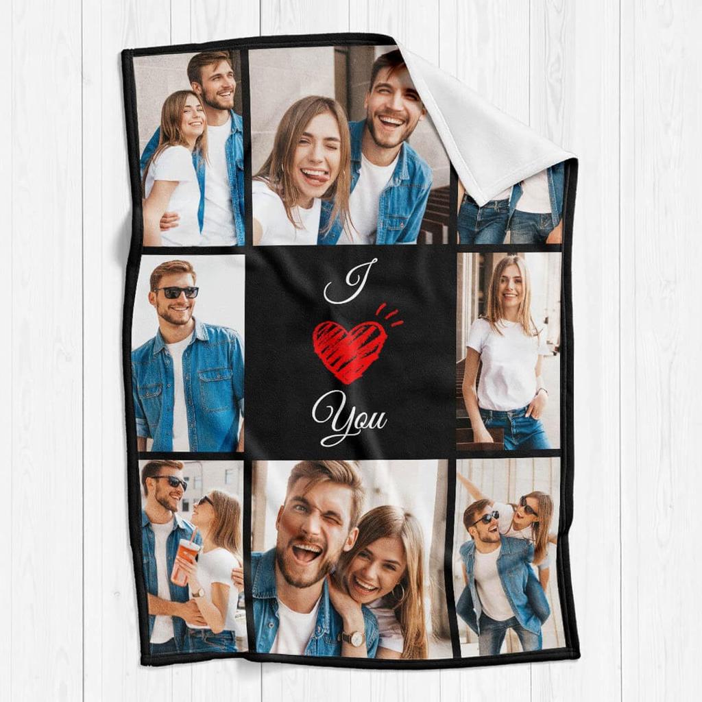 Spotify Code Music Code Diy Photo Flannel Blanket Couple Holiday Gift Blanket