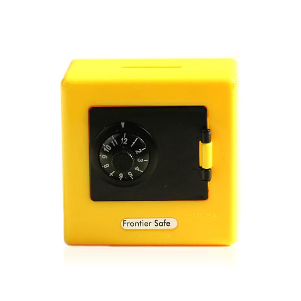 

Міні-банківська грошова скринька Ретро-банкомат, що обертається, пароль, готівка, монети, ощадна скринька, банківський сейф, автоматичний депозит, банкнота, різдвяний подарунок жовтий