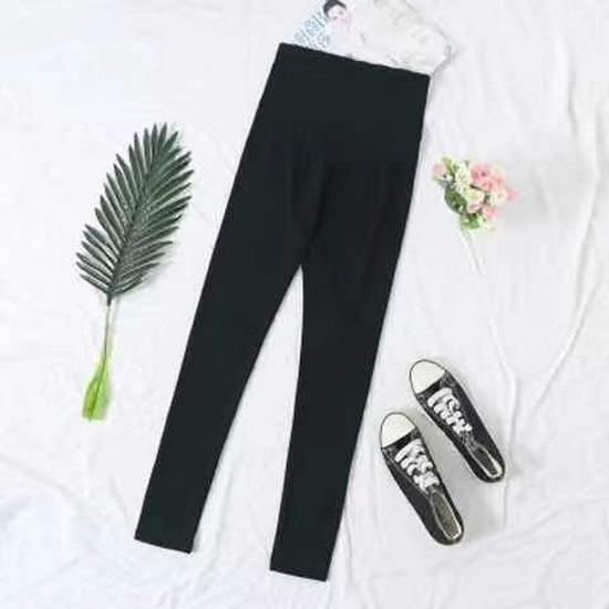 Stylish Cotton Maternity Suit: Belly-Concealing Hooded Pullover with Contrasting Colors