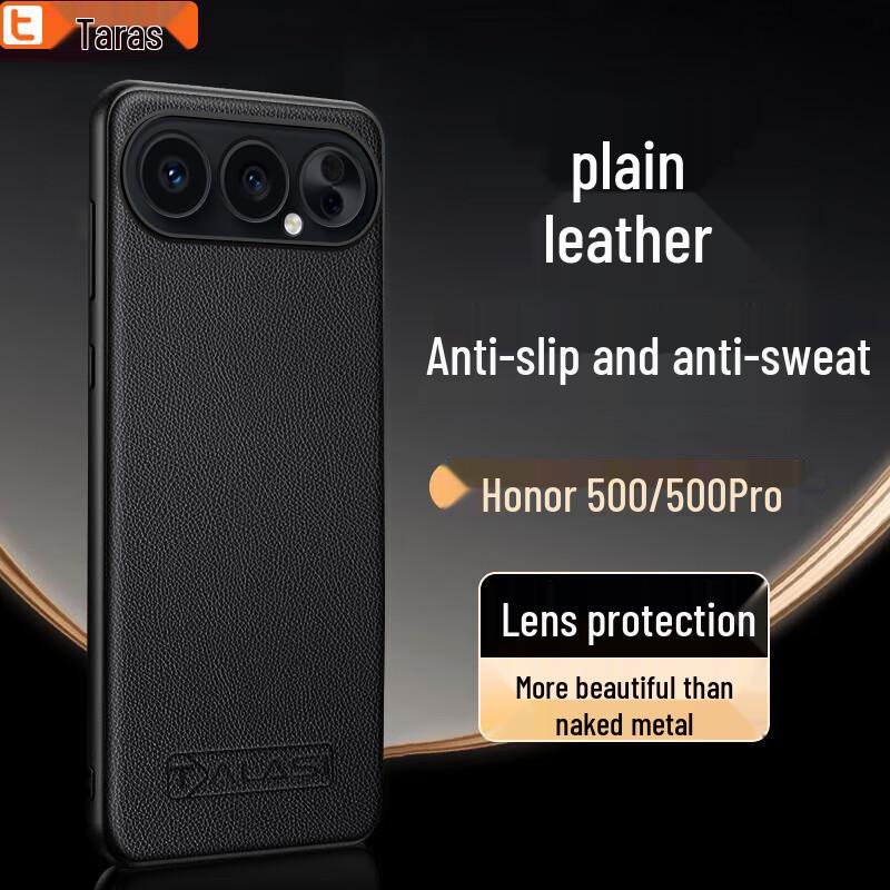 

Роскошный однотонный кожаный чехол Talas для телефона Honor 500/500 Pro