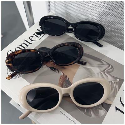 Retro Style Small Square Sunglasses Women Oval Sunglasses Fashion Colorful Mirror Goggles Men Punk Sun Glasses
