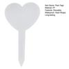 100Pcs Heart Shape Plant Tags Waterproof Gardening Labels Reusable Plastic Plant Markers for Plant Pots Flower Beds Herb Gardens