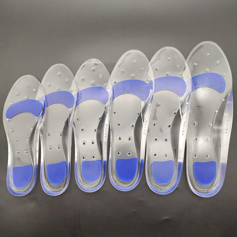 Transparent Breathable Deodorant PU Insole for Shock Absorption & Arch Support