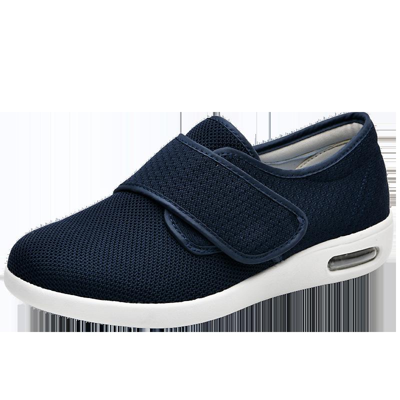 Fashion Elderly shoes, plus size and width, walking shoes, adjustable